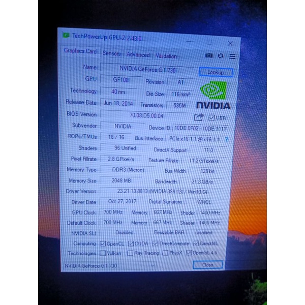 GT730 2G มือสอง สภาพใหม่
