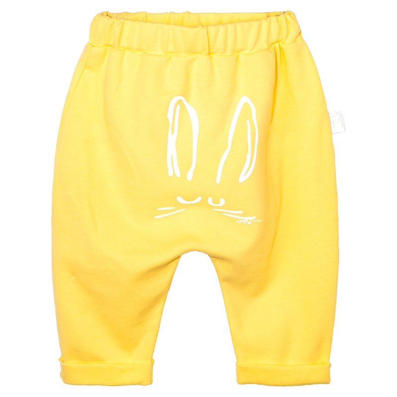 DELON KID กางเกงขายาวเด็ก EN5108 ทรงดอยเต่าใส่กับแพมเพริท์ได้ ( ทารก แรกเกิด - 2 ขวบ) ผ้าคอตตอน มีหลายแบบให้เลือก