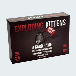 Exploding Kittens Board Game (ภาษาอังกฤษ) - Imploding Kittens - Streaking Kittens - บอร์ดเกม แมวระเบิด (เหมียวระเบิด)