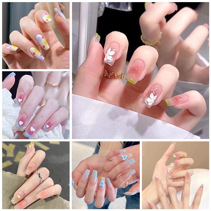 R541-r560 เล็บปลอม 24 ชิ้น/กล่อง