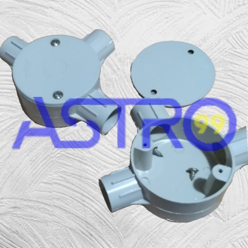 White Tdus 20mm Branch 3 T Box Tbox Inbow Lamp Connection House