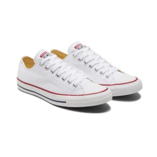 รองเท้า Converse All Star (Classic) White 100% สีขาว รองเท้าผ้าใบ คอนเวิร์ส ของแถมเพียบ!!