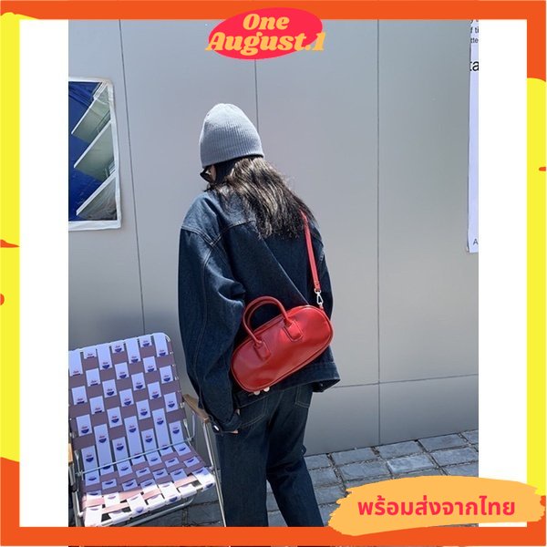 พร้อมส่งจากไทย กระเป๋าหนังสะพายทรงเกาหลีเข้าใหม่ S094
