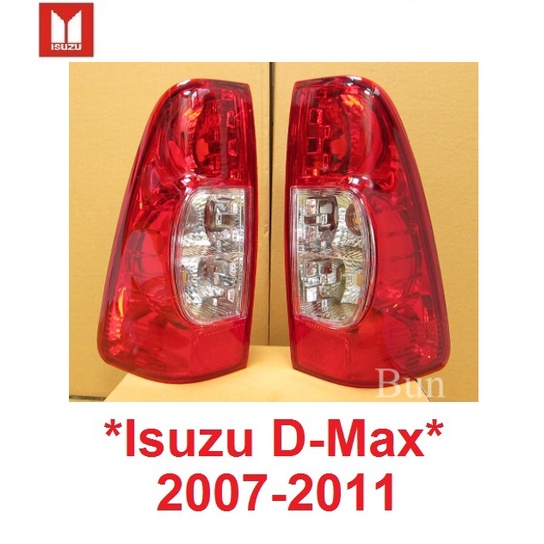 ไฟท้าย เสื้อไฟท้าย ISUZU DMAX D-MAX 2007 - 2011 ไฟท้าย อีซูซุ ดีแม็กซ์ ดีแมค ไฟหลัง อะไหล่ ไฟ ไม่รวมขั้วและหลอดไฟ