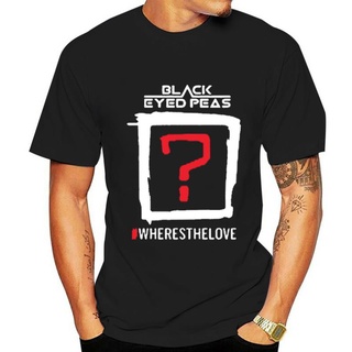 [COD]เสื้อยืด พิมพ์ลาย The Black Eyed Peas Where is The Love Music สีดํา สําหรับผู้ชาย ไซซ์ S-3XLS-5XL