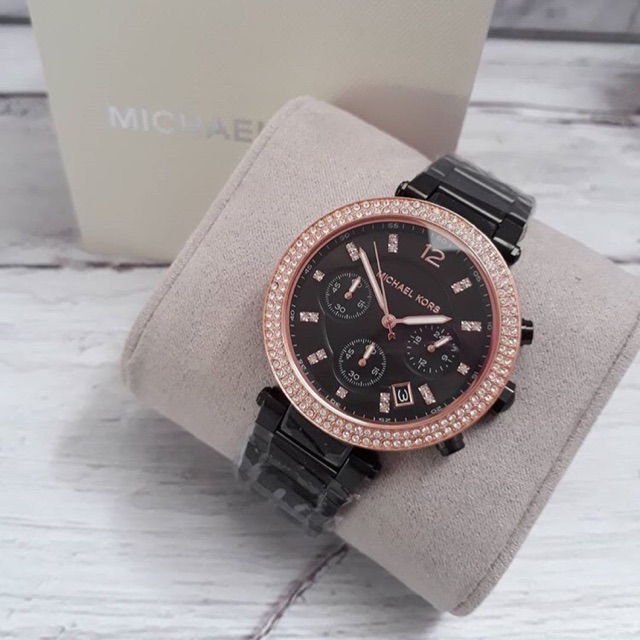 นาฬิกา Michale Kors📍MK5885 Women's Parker Black หน้าปัด 39mm. 🔆พร้อมส่ง