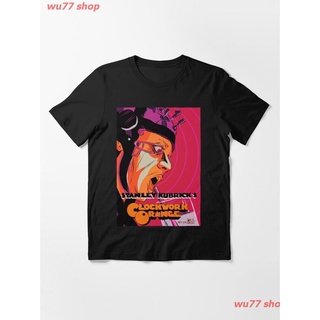 2022 A Clockwork Orange Essential T-Shirt เสื้อยืด ดพิมพ์ลาย ดผ้าเด้ง คอกลม cotton ความนิยม sale Unisex