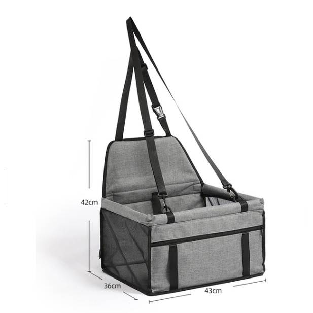 พร้อมส่ง ที่นั่งในรถสัตว์เลี้ยง คาร์ซีทสุนัข ติดตั้งง่าย ระบายอากาศได้ดี เบาะหมาแมว Pet carseat Cat 