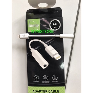 ข้อต่อหูฟัง Adepter Cable to ip  สายแปลงหูฟังจากช่องหัวกลม Light หางหนู ดองเกิล สายต่อ