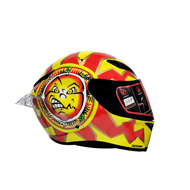 หมวกกันน็อคเต็มใบ ไซส์ L รุ่นR110-119 นวมถอดซักได้ชิวทึบ วัสดุจะเป็น ABS คุณภาพสูง - รูปที่ 4