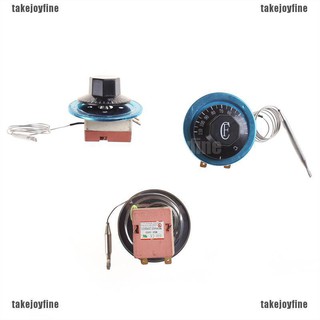 [takejoyfine] สวิตช์ควบคุมอุณหภูมิเทอร์โมสตัท หน้าปัด 220V 16A สําหรับไฟฟ้า