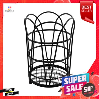 ที่ใส่อุปกรณ์ในครัวกลม 1 ช่อง KECH FLOWER สีดำ1-COMPARTMENT ROUND KITCHEN UTENSIL HOLDER KECH FLOWER BLACK