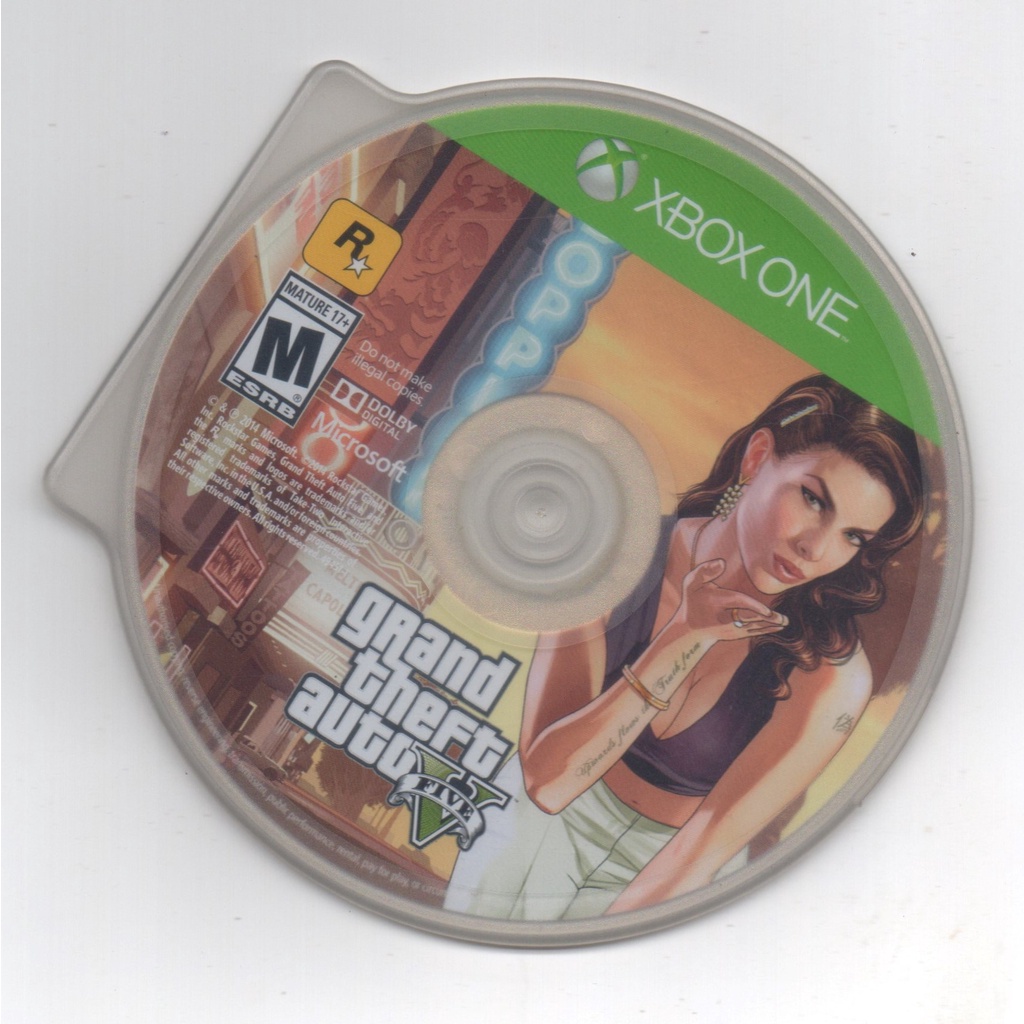 เทปคาสเซ็ต BD Ori XBOX ONE GRAND THEFT ออโต้วี | Gta V | Gta 5