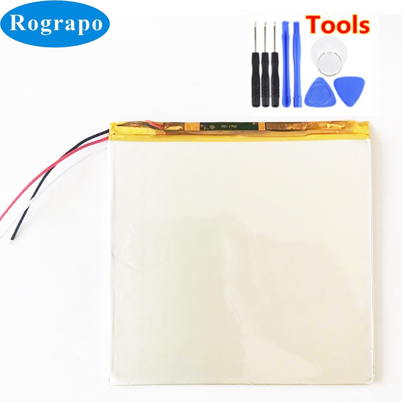 New 3.8V 5300mAh Li-Ploymer Battery For Teclast M89 Pro Tablet PC Accumulator 3-Wire+Tools