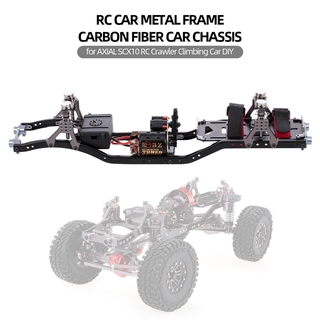 โครงรถบังคับ คาร์บอนไฟเบอร์ พร้อมมอเตอร์ 540 สําหรับรถไต่หินบังคับ AXIAL SCX10