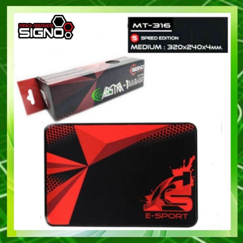 Signo E-Sport ABSTRA-1 MT-316 Gaming Mouse Mat Size M (Speed)