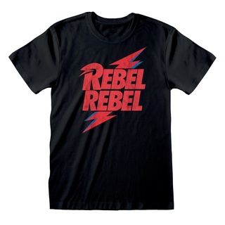 [S-5XL]เสื้อยืด พิมพ์ลาย David Bowie Rebel แฟชั่นฤดูร้อน สําหรับผู้ชาย