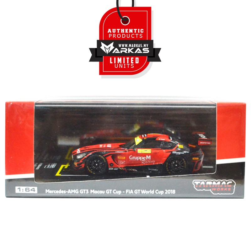 TARMAC WORKS 1/64 MERCEDES-AMG GT3 GT CUP - FIA GT WORLD CUP 2018 888 2ND MARO ENGEL * GP 2019 EDIT 