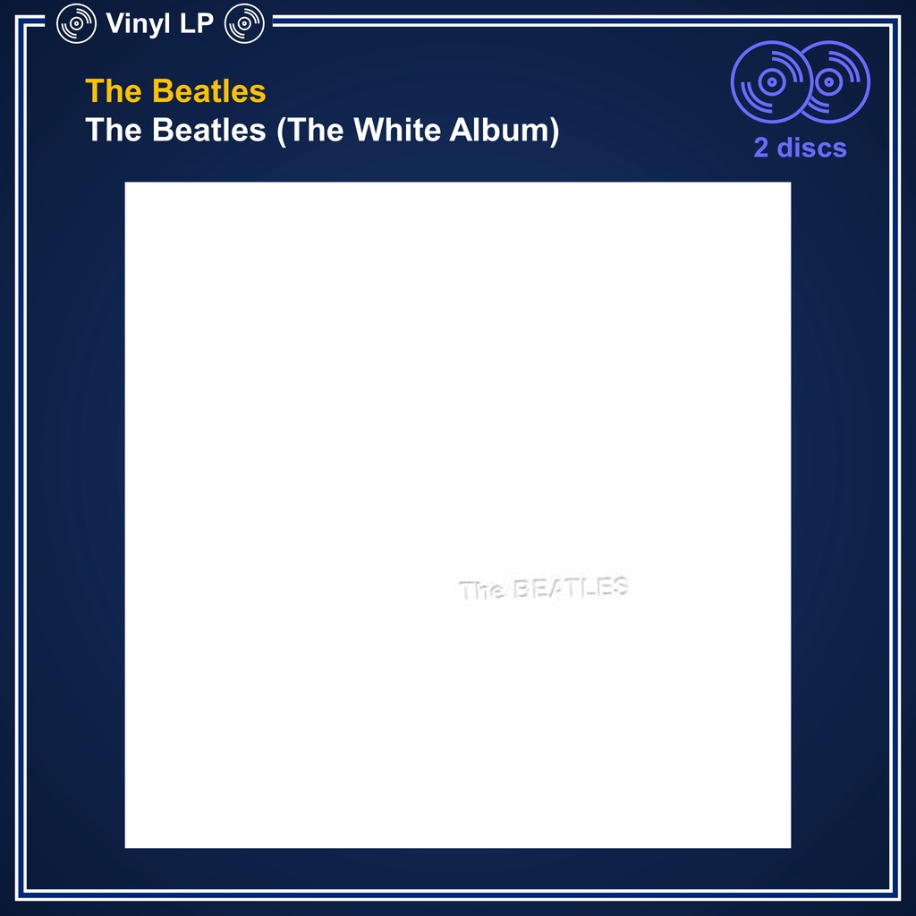 [ ออก E-Tax ได้ ] [แผ่นเสียง Vinyl LP] The Beatles - The Beatles (The White Album) [ใหม่และซีล SS]