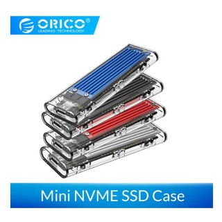 ORICO M2 Case 10 Gbps  NVME SSD Enclosure M.2 to USB Type C Transparent Hard Drive Enclosure for NVME PCIE