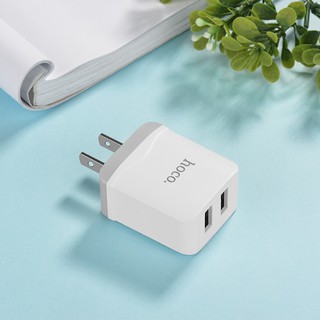 PP หัวชาร์จ Hoco Wall charger “C33 Little superior” US plug dual USB