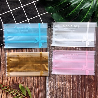 ถุงซีลขยายข้าง ขนาด 6.5*12.5 +2.5ซม  ลายGood Life มี 5 สีให้เลือกถุงซีลใส่ขนม ถุงซีลใส่คุ้กกี้ แพคละ 95-100ใบ