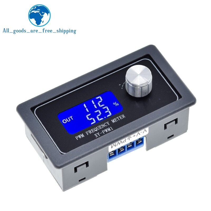 Xy-pwm1 XY-KPWM สัญญาณเครื่องกําเนิดไฟฟ้าจอแสดงผล LCD PWM Pulse ความถี่ Duty Cycle ปรับโมดูล 1Hz-150Khz 3.3 V-30 V PWM