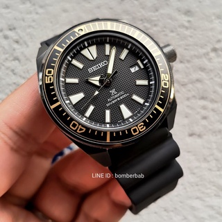 seiko samurai black gold srpb55 k