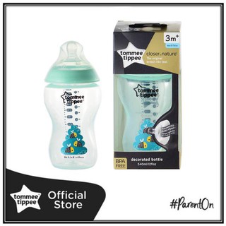 Tommee Tippee CTN 12oz/340ml Bottle SS Med Flow Teats