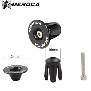 Meroca จุกปิดแฮนด์บาร์ อะลูมิเนียมอัลลอย อุปกรณ์เสริม สําหรับรถจักรยานเสือภูเขา 1 คู่