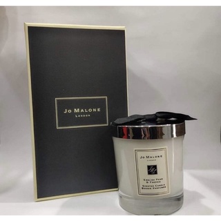 JO MALONE LONDON English Pear &amp; Freesia Home Candle 200 g. *กล่องขาย* (เที่ยนหอมโจมาโลนแท้100% )
