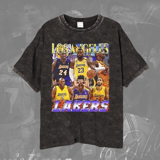 เสื้อยืดบาสเก็ตบอล พิมพ์ลาย Nba Players Legend Of LA Lakers สําหรับผู้ชาย และผู้หญิงS-5XL