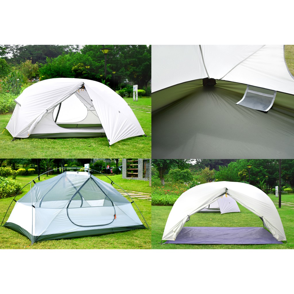 Aricxi Peak 2 Free Standing Ultralight Tent เต นท 2 คน d Nylon Silicone Four Season ขนาด 2 คน แบบสบาย ไม อ ดอ ด Shopee Thailand