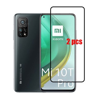 2 Pcs ฟิล์มกระจกนิรภัย เต็มจอ Xiaomi Mi 10T Pro 5G อุปกรณ์กันรอยหน้าจอ Xiaomi Mi 10T Mi10T Pro กระจก กระจกนิรภัย