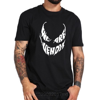 เสื้อยืด พิมพ์ลายการ์ตูนอนิเมะ We Are Venom Superhero Cool Camiseta Homme ของแท้ 100% สําหรับผู้ชายS-5XL