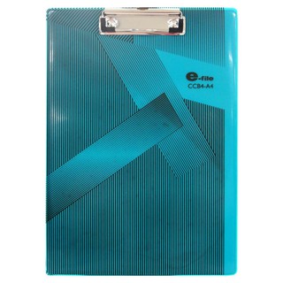 คลิปบอร์ด A4 สีฟ้า อี-ไฟล์ CCB4 Blue Clipboard A4 E-file CCB4