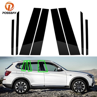 【พร้อมส่ง】สติกเกอร์เสากลาง สําหรับ  BMW X3 F25 2011-2016 2017 8 ชิ้น