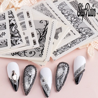 [ขายดี]❀ 24 ชิ้น / เซต การถ่ายโอนเล็บ สดใส DIY สติกเกอร์โทเท็ม สีสันสดใส ตกแต่งสไลด์เล็บ สําหรับผู้หญิง