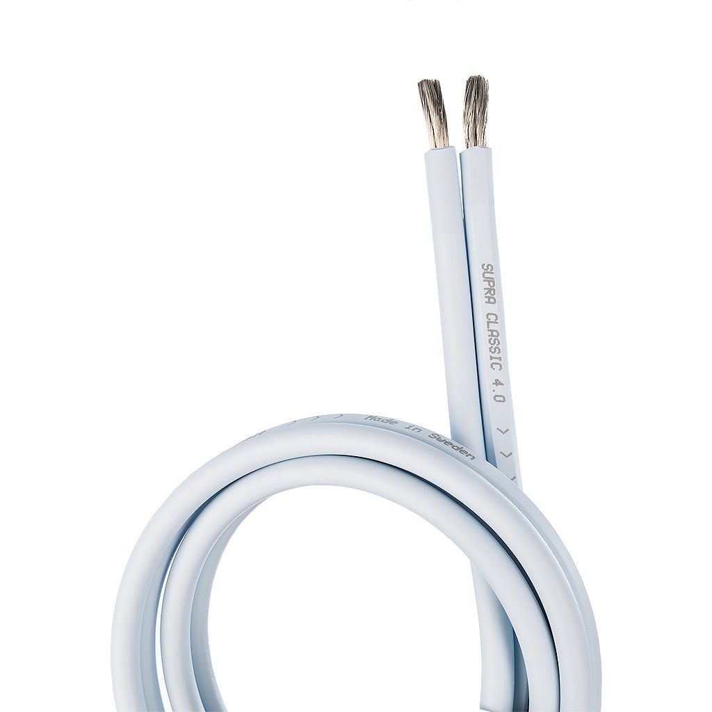 Supra Classic 1.6,2.5, 4.0, 6.0 สายลำโพง เสียงเบสชัดนุ่มลึก เน้นรายละเอียด ราคาต่อเมตร