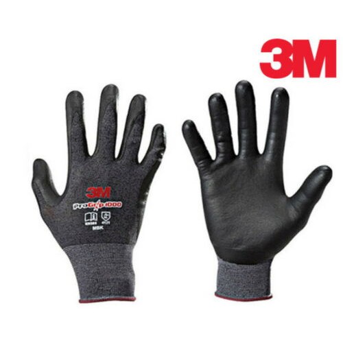 3M Progrip 1000 Construction EN388 ถุงมือทํางานเพื่อความปลอดภัย (คลังสินค้าพร้อม)