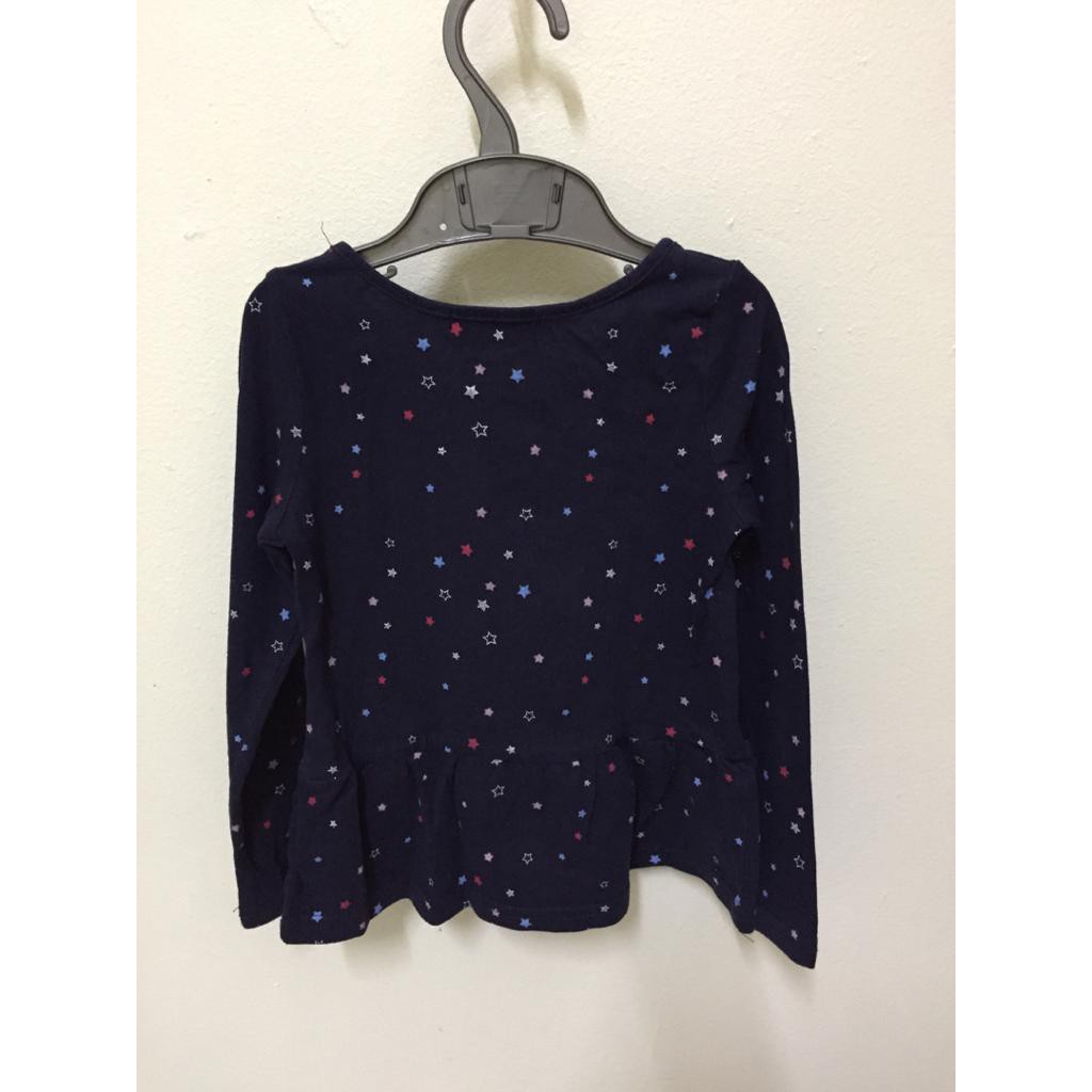 Preloved Baby เด็กวัยหัดเดินเด็กผู้หญิงแขนยาว 7 Dayz เสื้อยืด (12-18 เดือน)