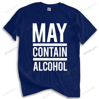 ถูกสุดๆเสื้อยืดผ้าฝ้าย คอกลม พิมพ์ลาย May Conn Alcohol สไตล์ยูโร สําหรับทุกเพศ ทุกวัย