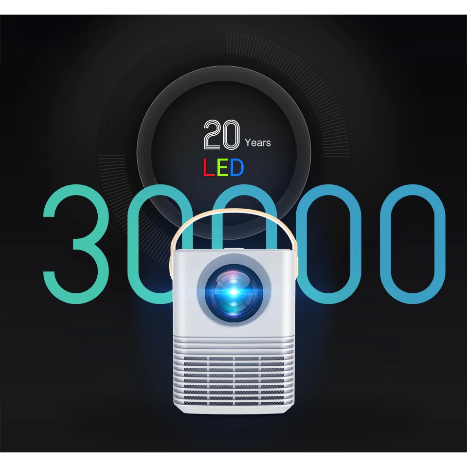 Mastersat BYINTEK P7 Android 4K Full HD LED Projector 1080P โปรเจคเตอร์ ขนาดพกพา  Bluetooth มีไวไฟ ต