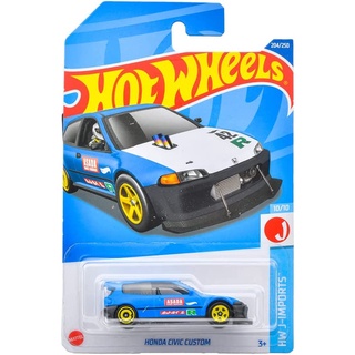 [พร้อมส่ง] รถเหล็ก HOTWHEELS ของแท้ Honda Civic Custom HW2022_#204