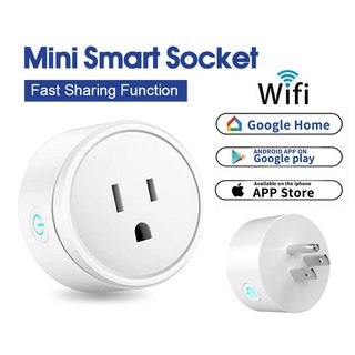 ปลั๊กอัจฉริยะ WiFi Plug Smart ปลั๊กไฟไร้สาย เปิด/ปิดผ่านมือถือ ปลั๊ก US