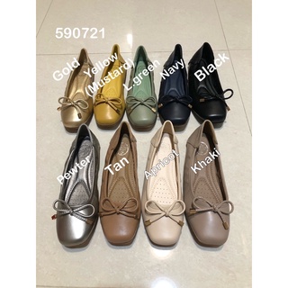 🎄590721🎄สีดำ+สีน้ำตาลเข้าใหม่🔥Link 1[พร้อมส่ง] บวกเพิ่ม 1 ไซส์  De Shoes ใส่ง่ายได้ทุกโอกาส (เท้าอวบไม่แนะนำค่ะ)