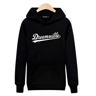 Alimoo เสื้อ มีไซส์ใหญ่ ผู้ชาย &amp; ผู้หญิง Hoodies ฮิปฮอปผ้าฝ้ายลาย Dreamville 4XL