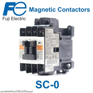 FUJI SC-0 Fuji Electric MAGNETIC CONTACTORS Fuji Electric แมกเนติกคอนแทกเตอร์ FUJI SC-0 FUJI ELECTRIC