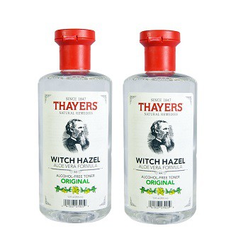 Thayers Witch Hazel with Aloe Vera Formula, Alcohol-Free Toner Size 2x355ml