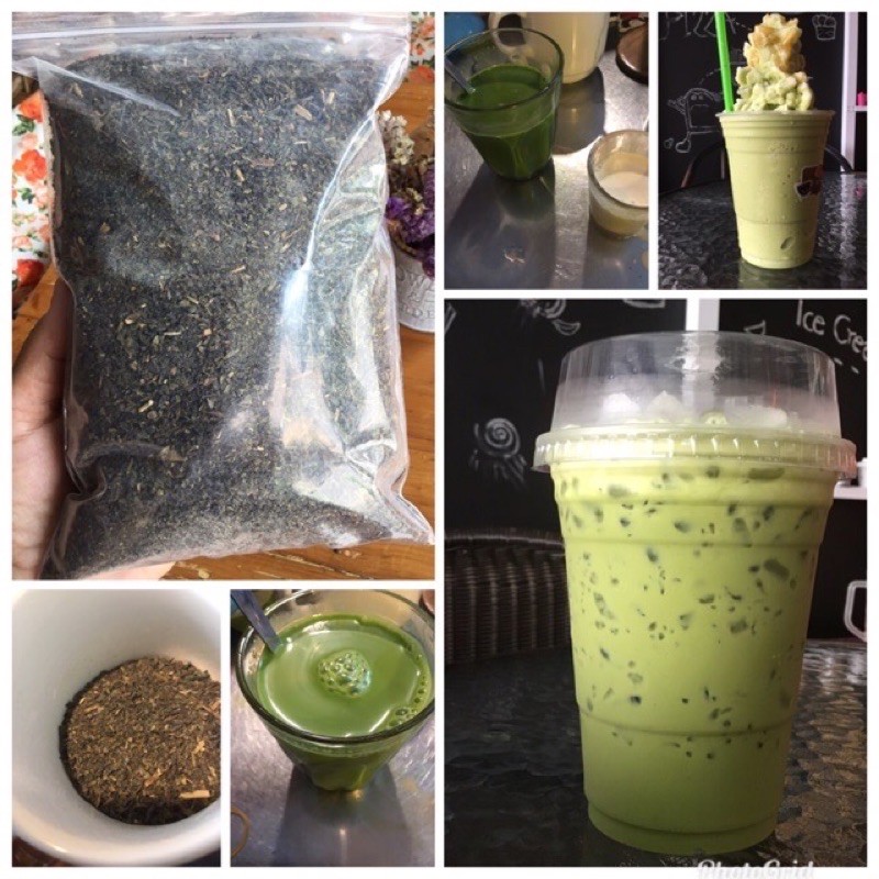 ชาเขียว ใบบด ผสม 500กรัม เป็นใบชาดิบบด หอม อร่อย แนะการชงฟรี เกรดพรีเมี่ยม สูตรผสมอย่างลงตัว มีเก็บปลายทางจ้า